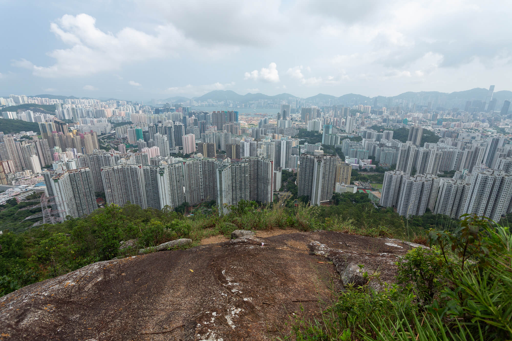 密集的高樓