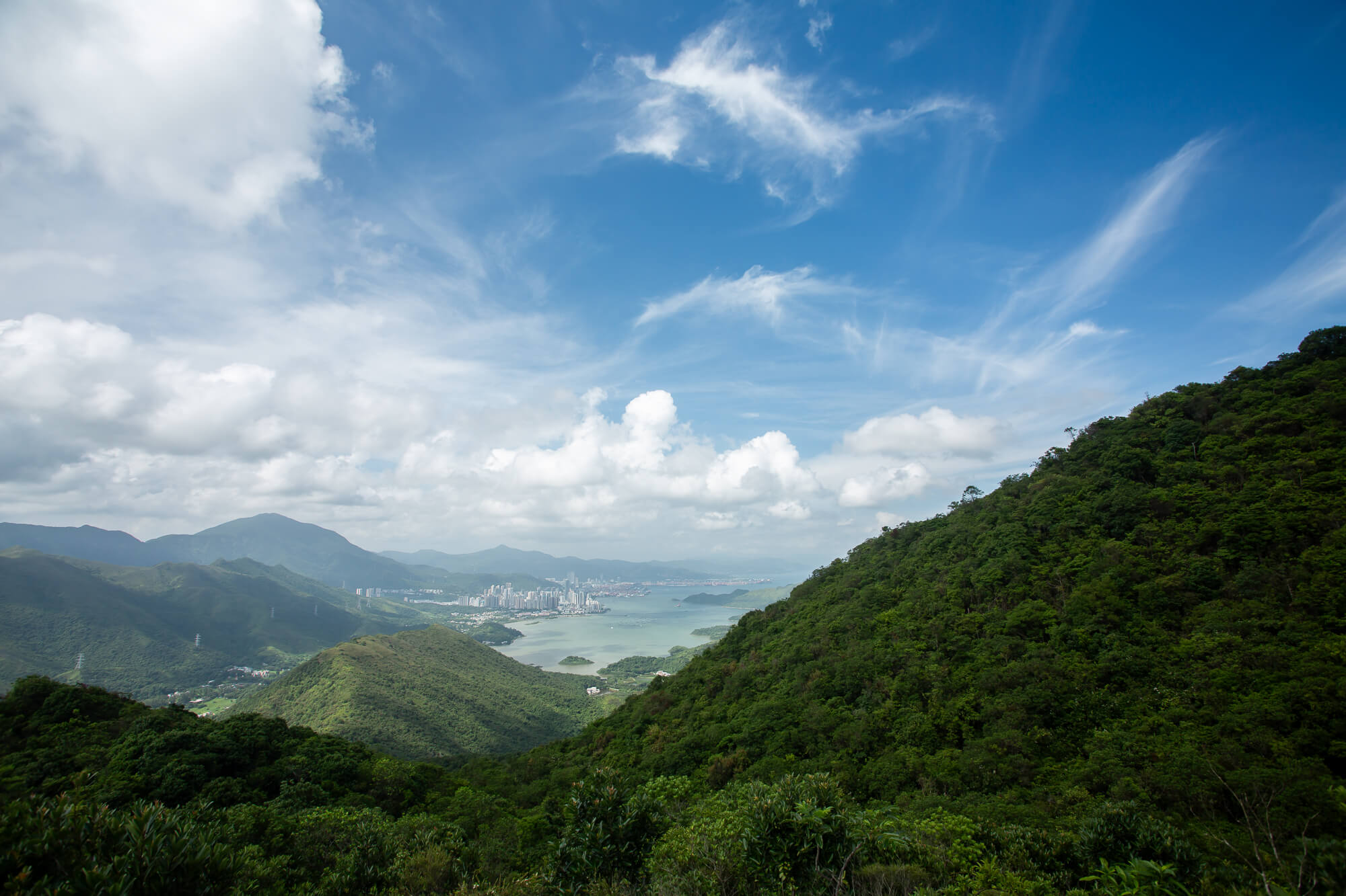 瞥見沙頭角海